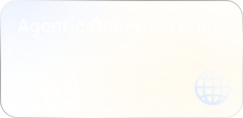 Agentic Online Banking Interface Preview