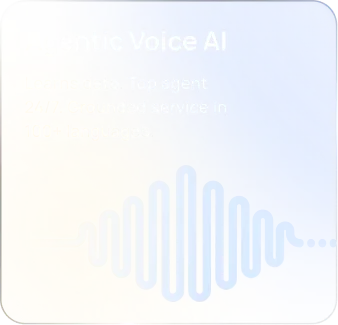 Agentic Voice AI Interface Preview
