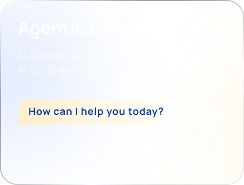 Agentic Chat AI Interface Preview